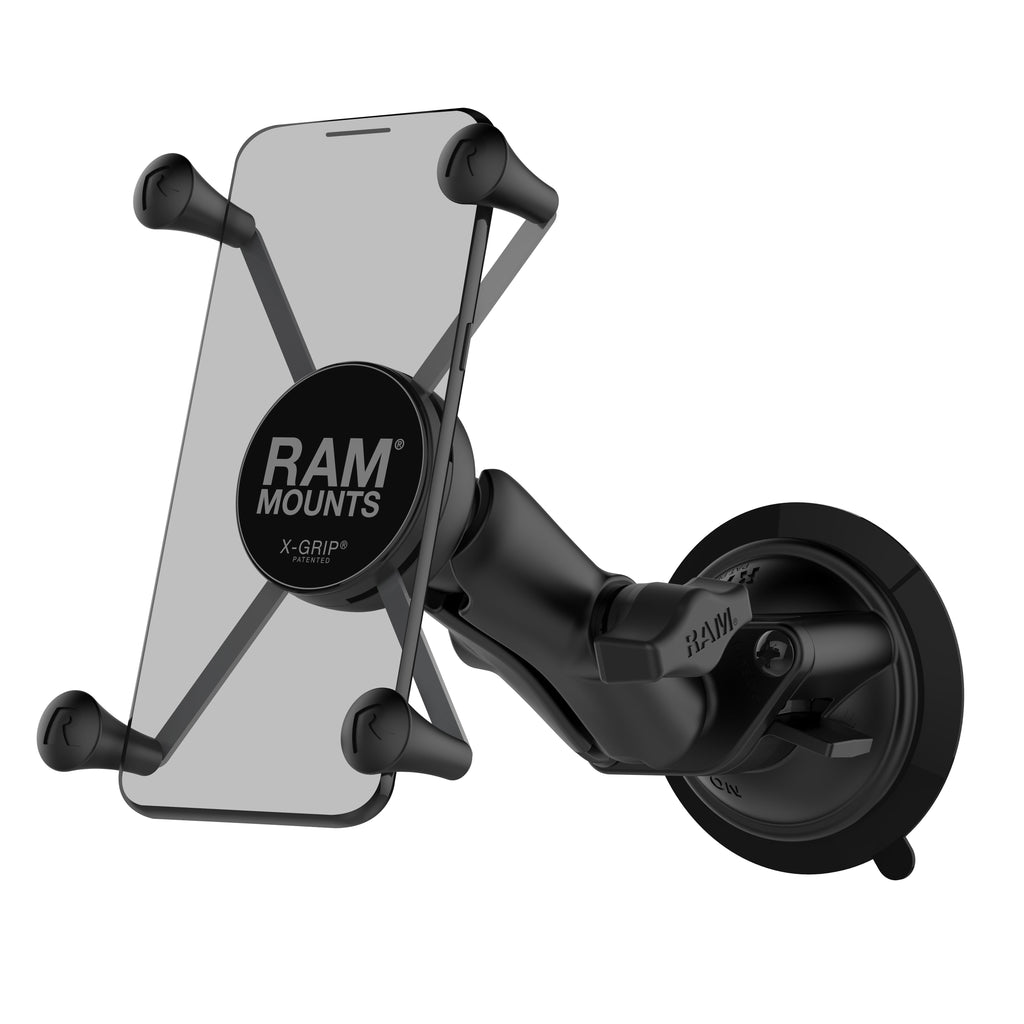 RAM-B-166-UN10U:RAM-B-166-UN10U_1:RAM® X-Grip® Large Phone Mount with Twist-Lock™ Suction Cup - Medium