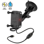 RAM-B-166-UN12W-1:RAM-B-166-UN12W-1_1:RAM® Tough-Charge™ 15W Wireless Charging Suction Cup Mount