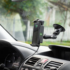 RAM-B-166-UN14W-1:RAM-B-166-UN14W-1_1:RAM® Quick-Grip™ 15W Waterproof Wireless Charging Suction Cup Mount
