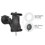RAM-B-166-UN15WU:RAM-B-166-UN15WU_1:RAM® Quick-Grip™ Suction Cup Mount for for iPhone 12 Series + MagSafe