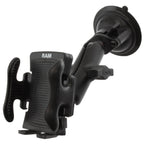 RAM-B-166-UN5U:RAM-B-166-UN5U_1:RAM® Twist-Lock™ Suction Cup Mount with Spring-Loaded Phone Holder