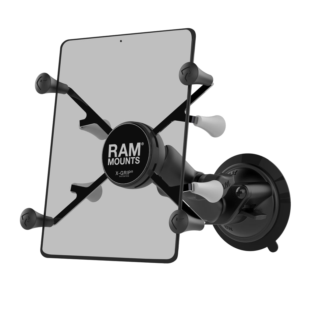 RAM-B-166-UN8U:RAM-B-166-UN8U_1:RAM® X-Grip® with RAM® Twist-Lock™ Suction Cup Mount for 7"-8" Tablets