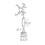 RAM-B-166-UN8U:RAM-B-166-UN8U_1:RAM® X-Grip® with RAM® Twist-Lock™ Suction Cup Mount for 7"-8" Tablets