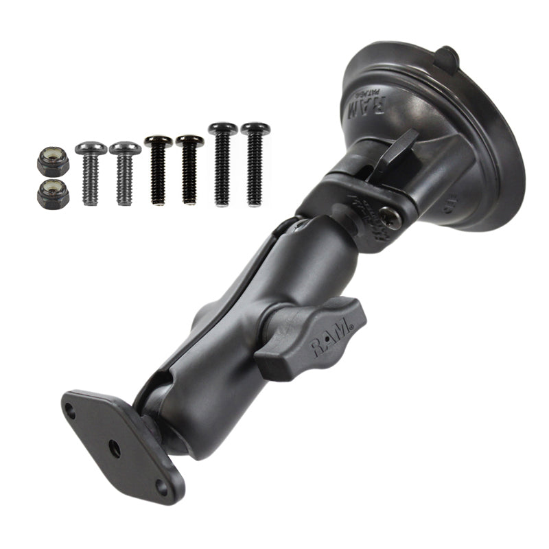 RAM-B-166-UND1U:RAM-B-166-UND1U_1:RAM® Twist-Lock™ Suction Cup Mount with Uniden Hardware
