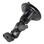 RAM-B-166U-A:RAM-B-166U-A_1:RAM® Twist-Lock™ Suction Cup Double Ball Mount - Short