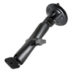RAM-B-166U-C:RAM-B-166U-C_1:RAM® Twist-Lock™ Suction Cup Double Ball Mount - Long
