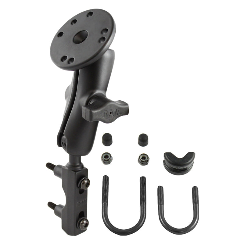 RAM-B-174-202U:RAM-B-174-202U_1:RAM® Motorcycle Brake/Clutch Reservoir Mount with Round Plate