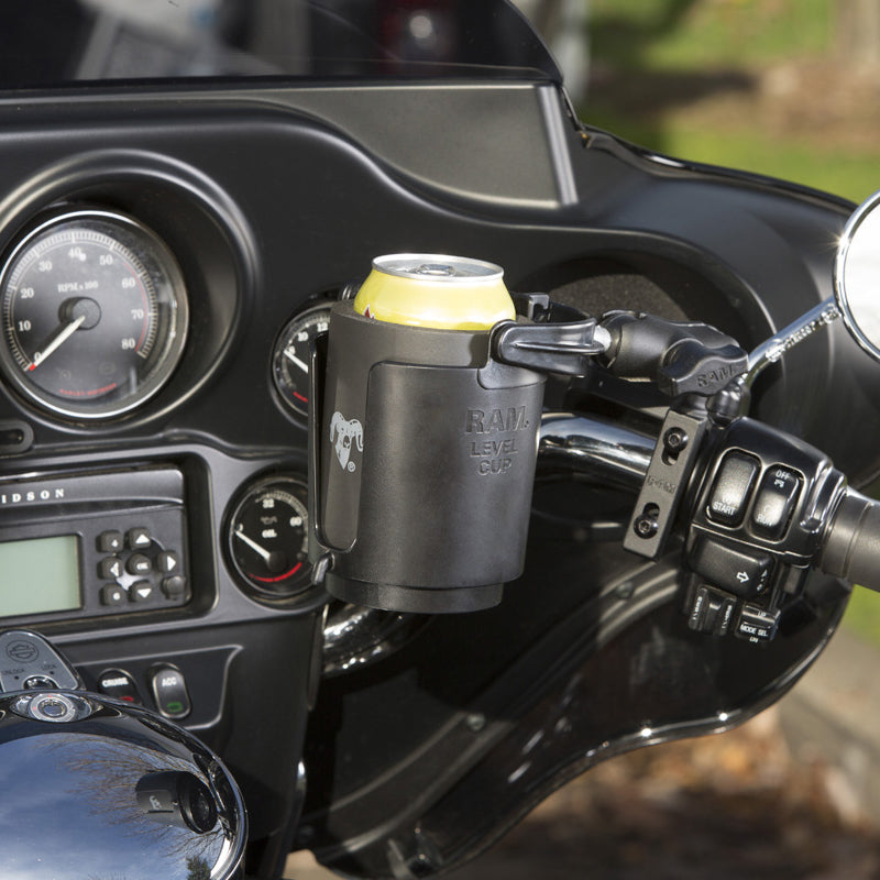 RAM-B-174-A-132U:RAM-B-174-A-132U_1:RAM® Level Cup™ 16oz Drink Holder with Brake/Clutch Reservoir Base