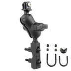 RAM-B-174-A-GOP1U:RAM-B-174-A-GOP1U_1:RAM® Motorcycle Brake/Clutch Reservoir Base with Action Camera Mount
