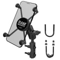 RAM-B-174-A-UN10U:RAM-B-174-A-UN10U_1:RAM® X-Grip® Large Phone Mount with Brake/Clutch Reservoir Base - Short