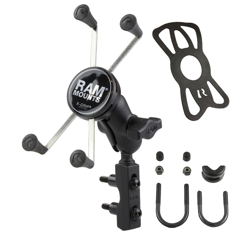 RAM-B-174-A-UN10U:RAM-B-174-A-UN10U_1:RAM® X-Grip® Large Phone Mount with Brake/Clutch Reservoir Base - Short
