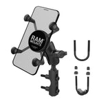 RAM-B-174-A-UN7U:RAM-B-174-A-UN7U_1:RAM® X-Grip® Phone Mount with Brake/Clutch Reservoir Base - Short