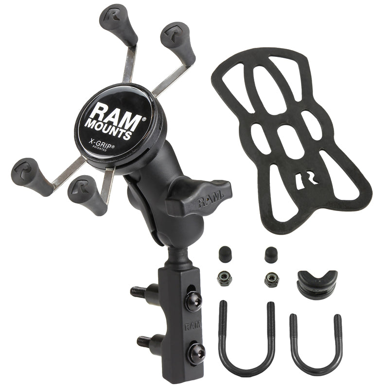 RAM-B-174-A-UN7U:RAM-B-174-A-UN7U_1:RAM® X-Grip® Phone Mount with Brake/Clutch Reservoir Base - Short