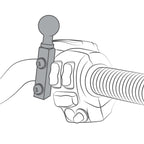 RAM-B-174-AP11:RAM-B-174-AP11_1:RAM® Motorcycle Brake/Clutch Reservoir Mount for Apple iPhone 5 & 5s