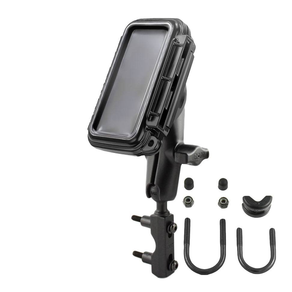 RAM-B-174-AQ3U:RAM-B-174-AQ3U_1:RAM® Aqua Box® with Brake/Clutch Reservoir Mount for Small Devices