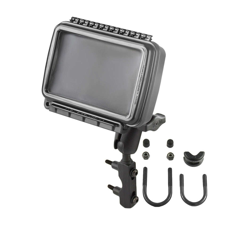 RAM-B-174-AQ6U:RAM-B-174-AQ6U_1:RAM® Aqua Box® with Brake/Clutch Reservoir Mount for Medium Wide Devices
