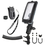 RAM-B-174-AQ7-2-I5C:RAM-B-174-AQ7-2-I5C_1:RAM® Aqua Box® Pro 20 for iPhone 5 with Brake/Clutch Reservoir Mount
