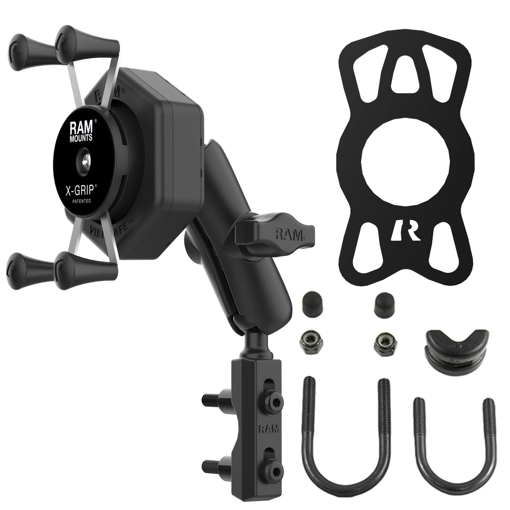 RAM-B-174-UN7-462:RAM-B-174-UN7-462_1:RAM® X-Grip® Phone Mount with Vibe-Safe™ & Reservoir Base