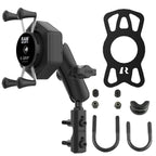 RAM-B-174-UN7-462:RAM-B-174-UN7-462_1:RAM® X-Grip® Phone Mount with Vibe-Safe™ & Reservoir Base