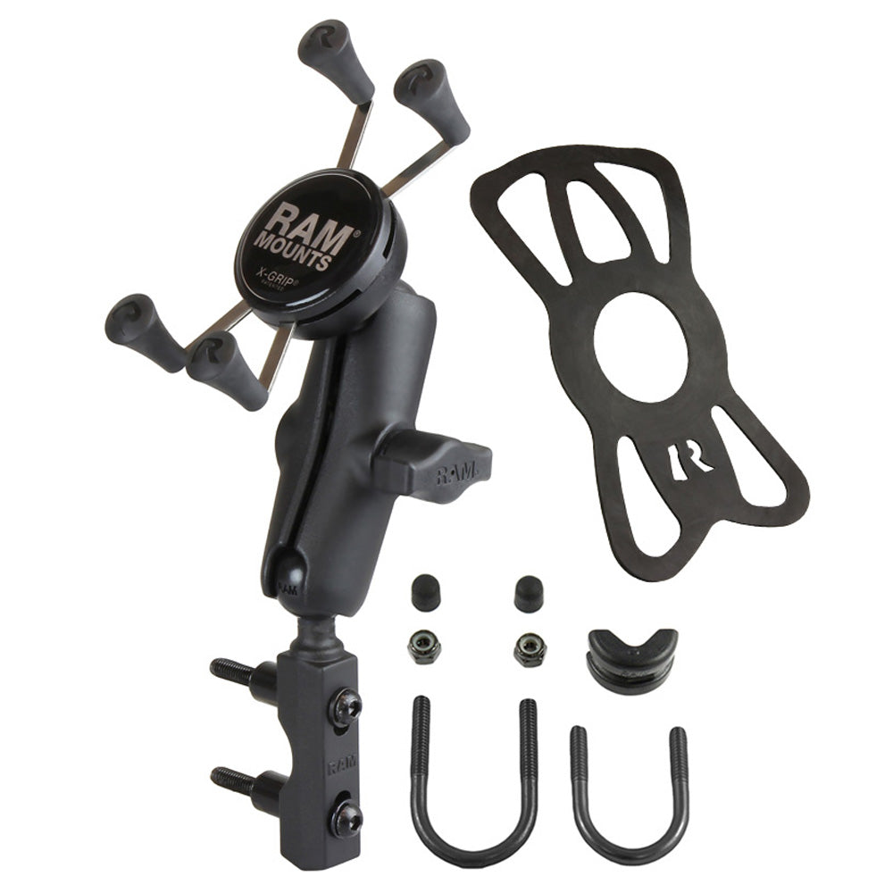 RAM-B-174-UN7U:RAM-B-174-UN7U_1:RAM® X-Grip® Phone Mount with Brake/Clutch Reservoir Base - Medium