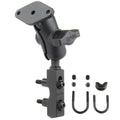 RAM-B-174U-A:RAM-B-174U-A_1:RAM® Motorcycle Brake/Clutch Reservoir Mount with Diamond Plate - Short