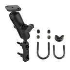 RAM-B-174U:RAM-B-174U_1:RAM® Motorcycle Brake/Clutch Reservoir Mount with Diamond Plate - Medium