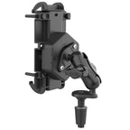 RAM-B-176-A-PD4-462:RAM-B-176-A-PD4-462_1:RAM® Quick-Grip™ XL Phone Mount with Vibe-Safe™ & Fork Stem Base - Short