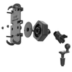 RAM-B-176-A-PD4-462:RAM-B-176-A-PD4-462_1:RAM® Quick-Grip™ XL Phone Mount with Vibe-Safe™ & Fork Stem Base - Short