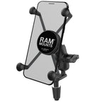 RAM-B-176-A-UN10U:RAM-B-176-A-UN10U_1:RAM® X-Grip® Large Phone Mount with Motorcycle Fork Stem Base