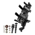 RAM-B-176-UN4U:RAM-B-176-UN4U_1:RAM® Fork Stem Mount with RAM® Finger-Grip™ GPS/Radio Holder