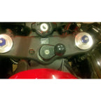 RAM-B-176-UN4U:RAM-B-176-UN4U_1:RAM® Fork Stem Mount with RAM® Finger-Grip™ GPS/Radio Holder