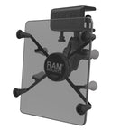 RAM-B-177-UN8U:RAM-B-177-UN8U_1:RAM® X-Grip® Mount with Glare Shield Clamp Base for 7"-8" Tablets