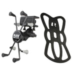 RAM-B-177-UN8U:RAM-B-177-UN8U_1:RAM® X-Grip® Mount with Glare Shield Clamp Base for 7"-8" Tablets