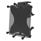 RAM-B-177-UN9U:RAM-B-177-UN9U_1:RAM® X-Grip® Mount with Glare Shield Clamp Base for 9"-11" Tablets