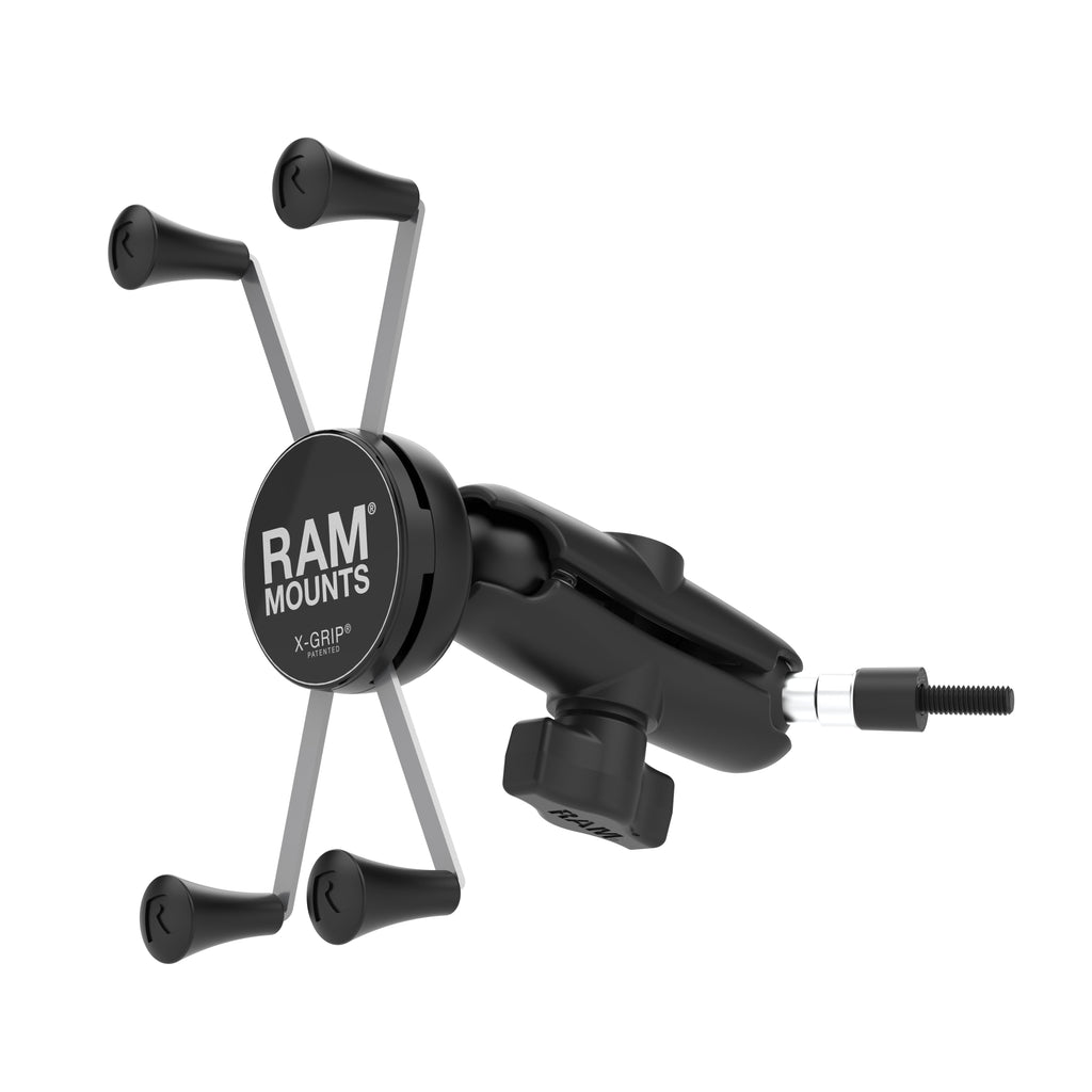 RAM-B-186-M6-UN10U:RAM-B-186-M6-UN10U_1:RAM® X-Grip® Large Phone Mount with Grab Handle & A-Pillar M6 Bolt Base