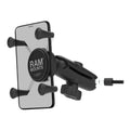 RAM-B-186-M6-UN7U:RAM-B-186-M6-UN7U_1:RAM® X-Grip® Phone Mount with Grab Handle & A-Pillar M6 Bolt Base