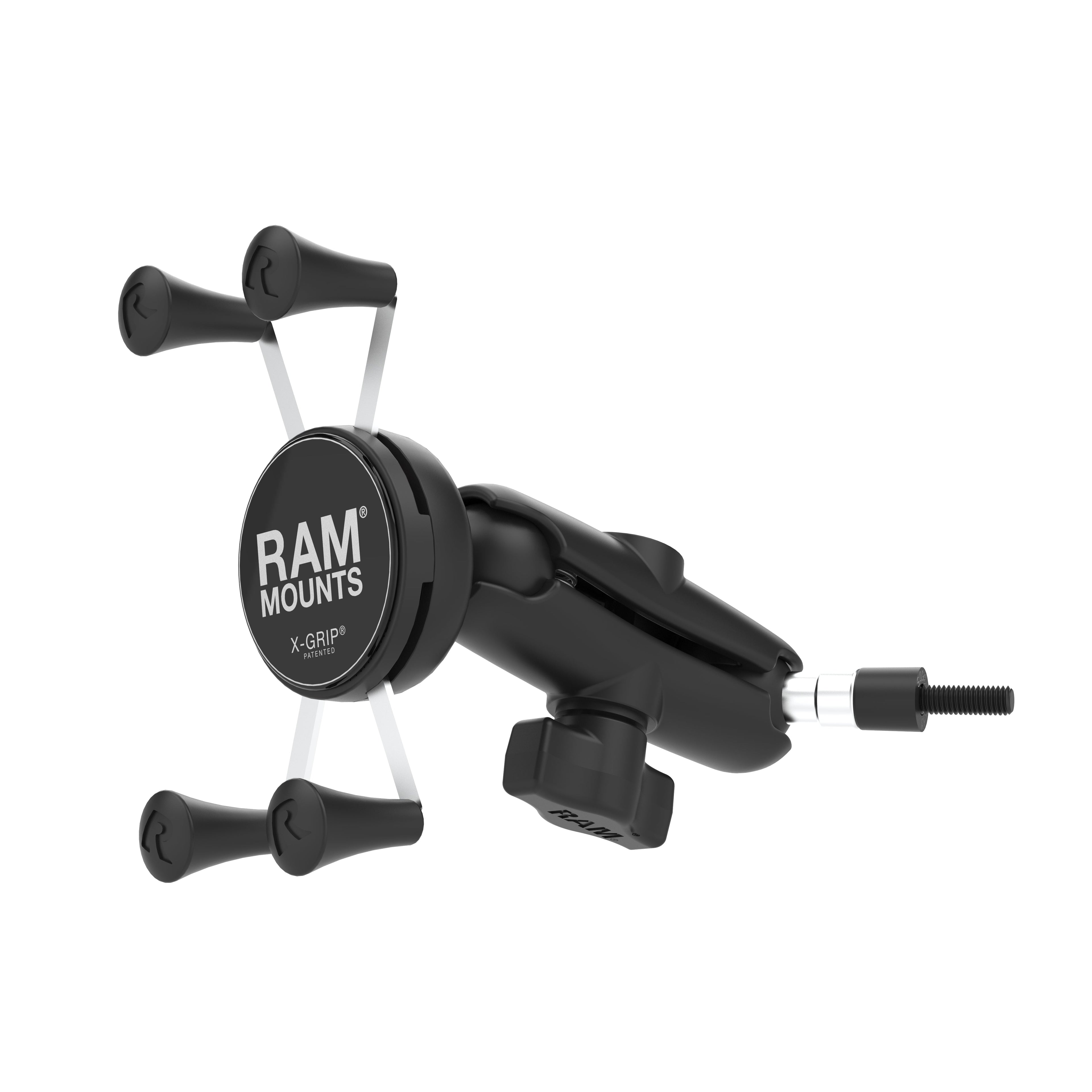 RAM-B-186-M6-UN7U:RAM-B-186-M6-UN7U_1:RAM® X-Grip® Phone Mount with Grab Handle & A-Pillar M6 Bolt Base
