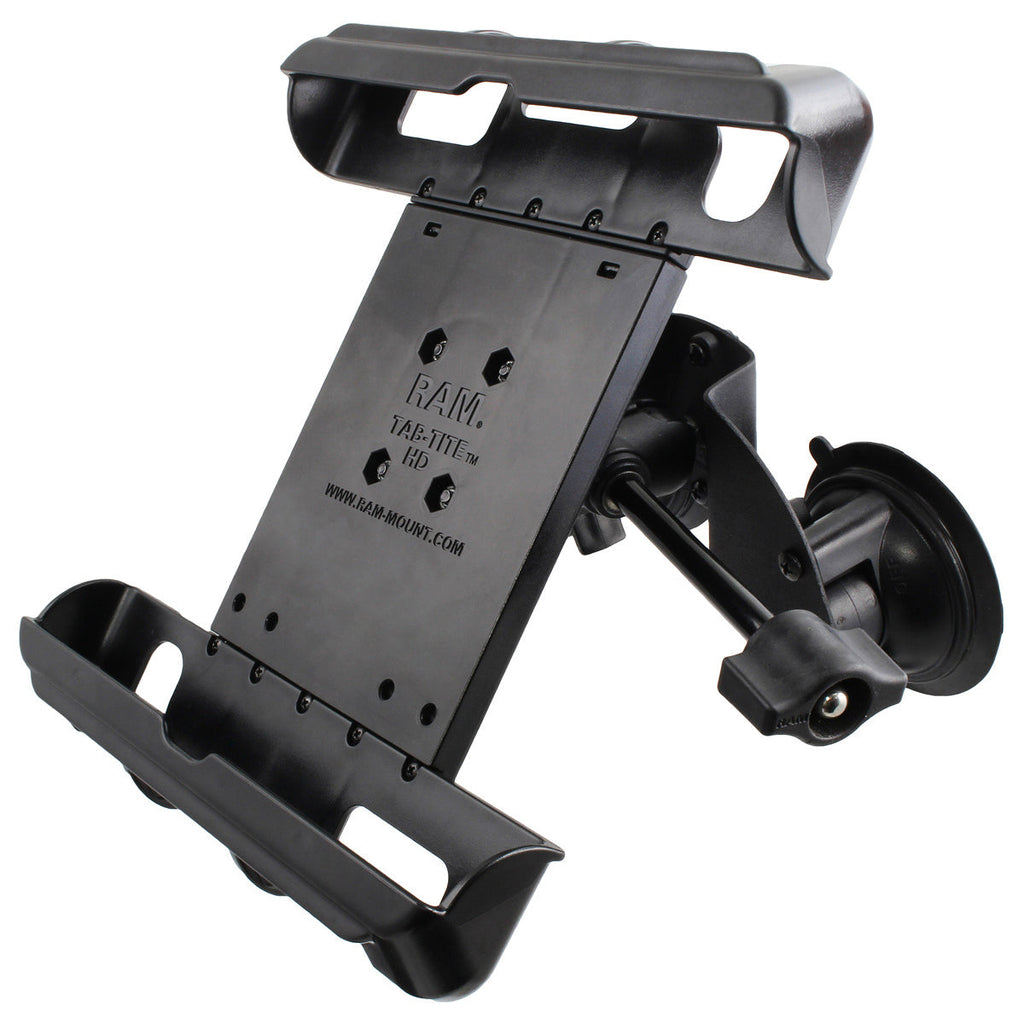 RAM-B-189-A-TAB17-ALA1-KRU:RAM-B-189-A-TAB17-ALA1-KRU_1:RAM® Tab-Tite™ Dual Suction Mount for iPad 1-4 with Case