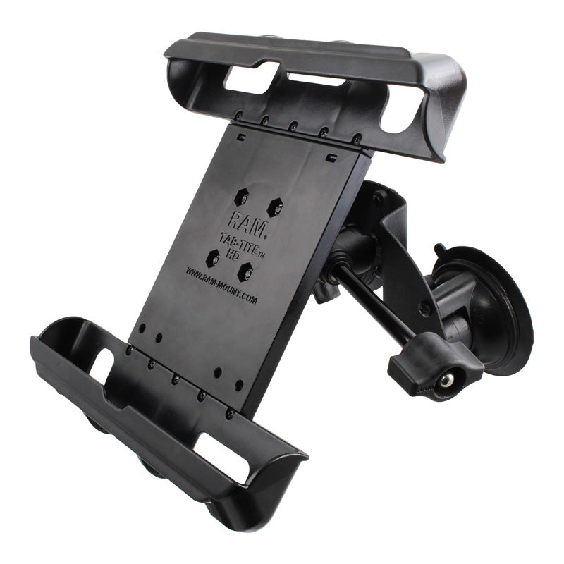RAM-B-189-A-TAB17-ALA1-KRU:RAM-B-189-A-TAB17-ALA1-KRU_1:RAM® Tab-Tite™ Dual Suction Mount for iPad 1-4 with Case