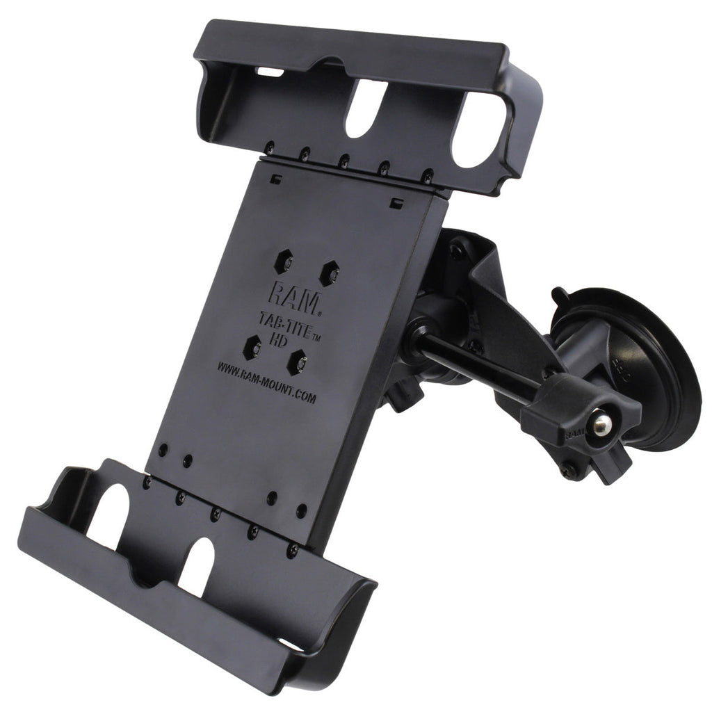 RAM-B-189-A-TAB20-ALA1-KRU:RAM-B-189-A-TAB20-ALA1-KRU_1:RAM® Tab-Tite™ with RAM Twist-Lock Dual Suction for 9"-10.5" Tablets