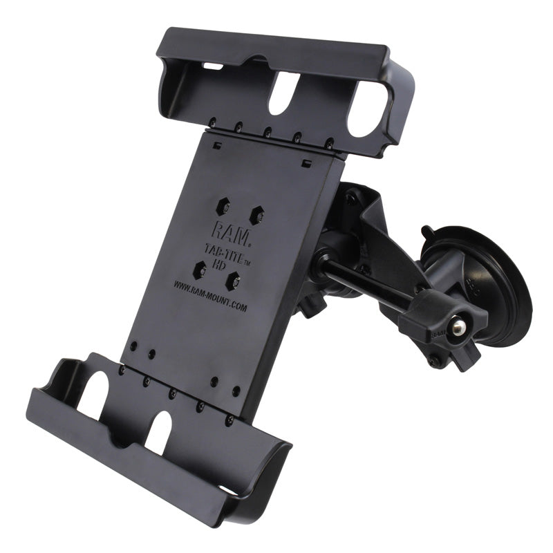 RAM-B-189-A-TAB20-ALA1-KRU:RAM-B-189-A-TAB20-ALA1-KRU_1:RAM® Tab-Tite™ with RAM Twist-Lock Dual Suction for 9"-10.5" Tablets