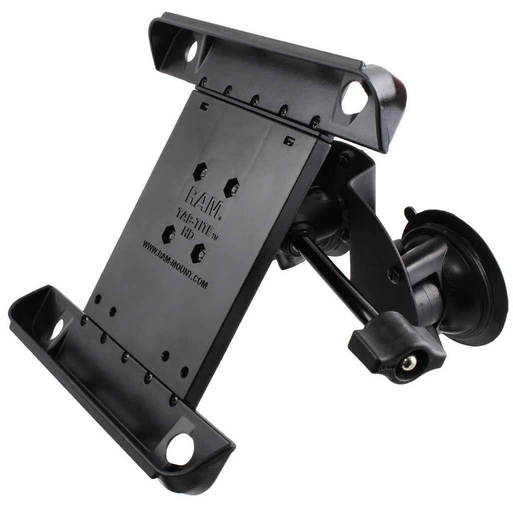 RAM-B-189-A-TAB3-ALA1-KRU:RAM-B-189-A-TAB3-ALA1-KRU_1:RAM® Tab-Tite™ Dual Suction Mount with Extension Knob for iPad Gen 1-4