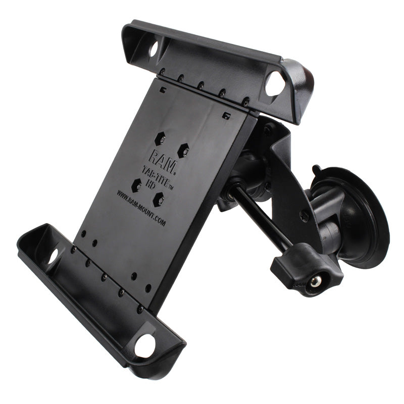 RAM-B-189-A-TAB3-ALA1-KRU:RAM-B-189-A-TAB3-ALA1-KRU_1:RAM® Tab-Tite™ Dual Suction Mount with Extension Knob for iPad Gen 1-4
