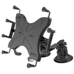 RAM-B-189-PIV1-UN9U:RAM-B-189-PIV1-UN9U_1:RAM® X-Grip® with Twist-Lock™ Pivot Suction for 9"-11" Tablets - Medium