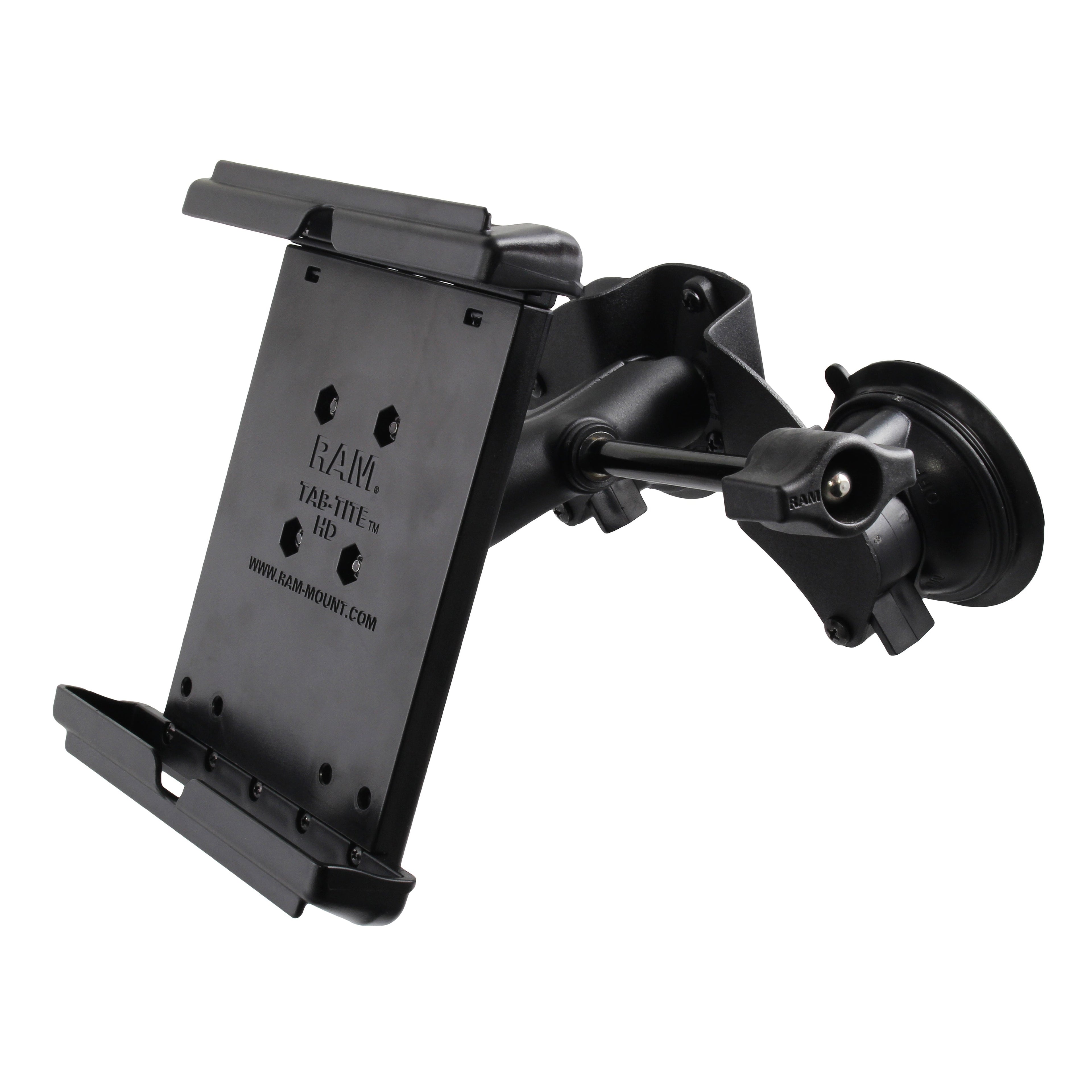 RAM-B-189-TAB12-ALA1-KRU:RAM-B-189-TAB12-ALA1-KRU_1:RAM® Tab-Tite™ with RAM® Twist-Lock™ Dual Suction for 8" Tablets
