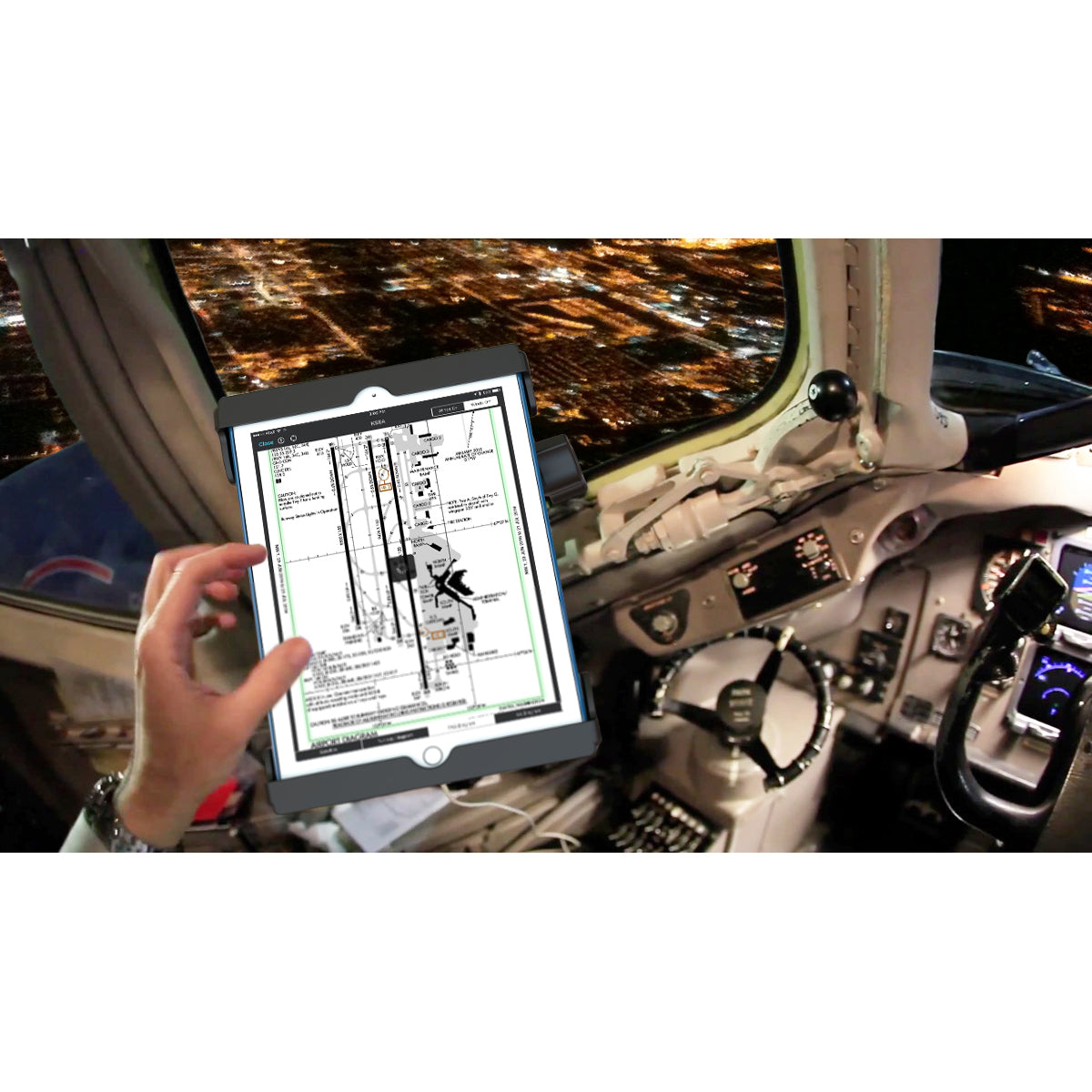 RAM-B-189-TAB20-ALA1-KRU:RAM-B-189-TAB20-ALA1-KRU_1:RAM® Tab-Tite™ with RAM® Twist-Lock™ Suction for 9"-10.5" Tablets