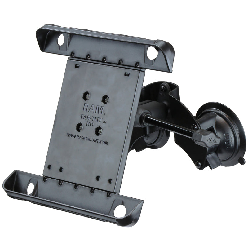 RAM-B-189-TAB3-ALA1U:RAM-B-189-TAB3-ALA1U_1:RAM® Tab-Tite™ Dual Suction Mount for iPad Gen 1-4 - Extension Knob