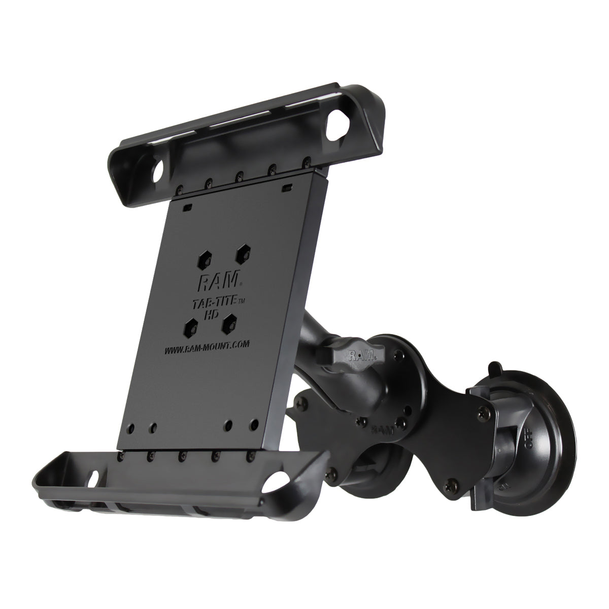 RAM-B-189-TAB3U:RAM-B-189-TAB3U_1:RAM® Tab-Tite™ with Twist-Lock™ Dual Suction for iPad Gen 1-4