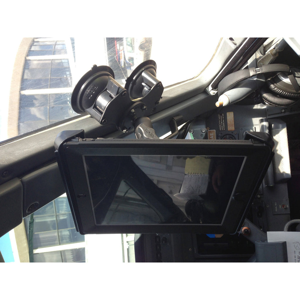 RAM-B-189-TAB3U:RAM-B-189-TAB3U_1:RAM® Tab-Tite™ with Twist-Lock™ Dual Suction for iPad Gen 1-4