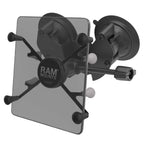 RAM-B-189-UN8-ALA1-KRU:RAM-B-189-UN8-ALA1-KRU_1:RAM® X-Grip® with RAM® Twist-Lock™ Dual Suction for 7"-8" Tablets
